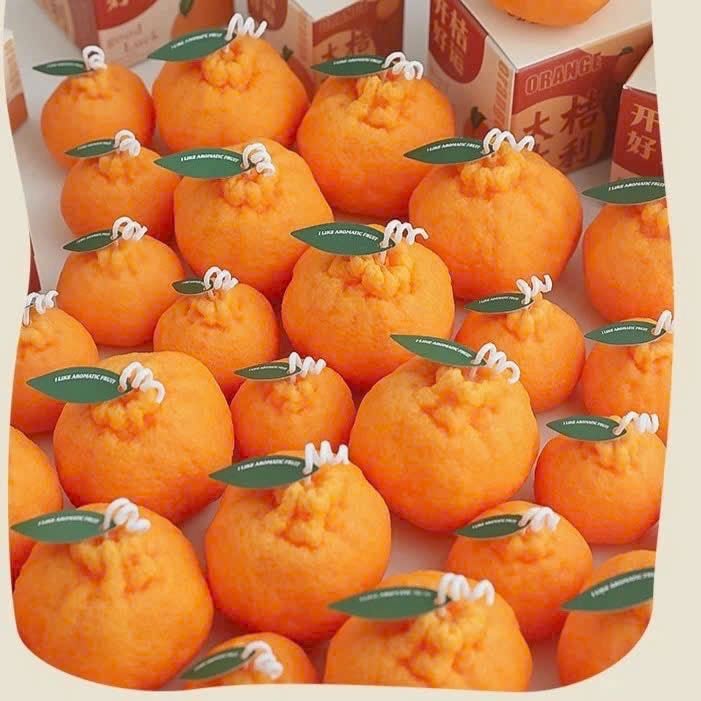 Set 3 Nến Thơm Hình Trái Cam