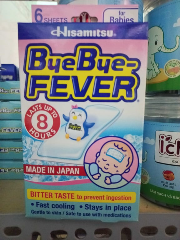 Dán sốt Byebye fever Hồng h3gói