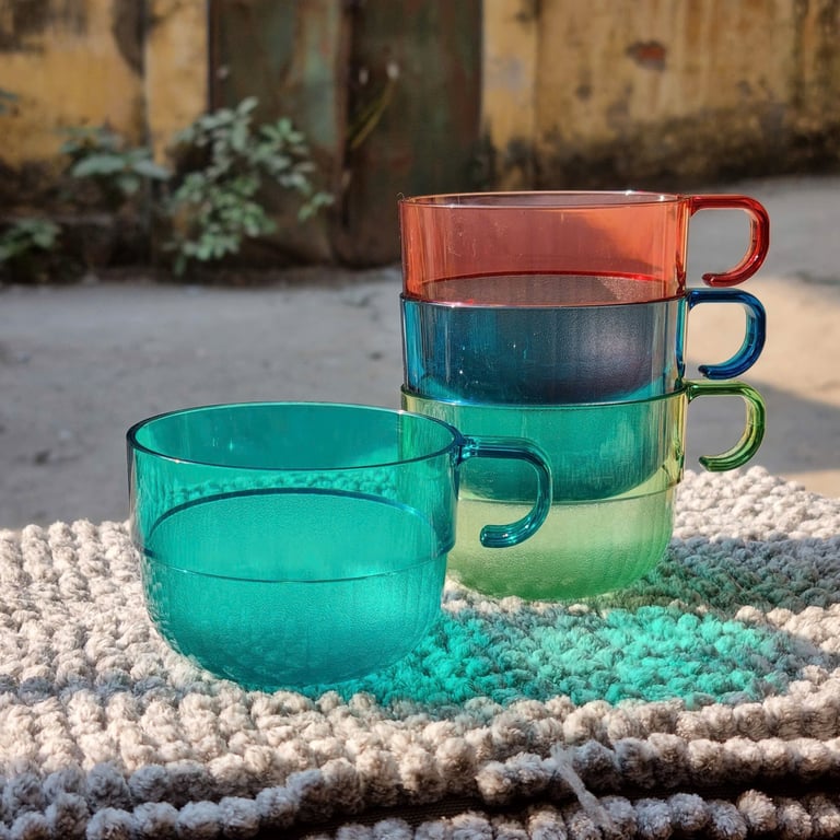 Set 2 Cốc Nhựa Uống Nước Có Quai Cầm 190ml Chính Hãng Tupperware