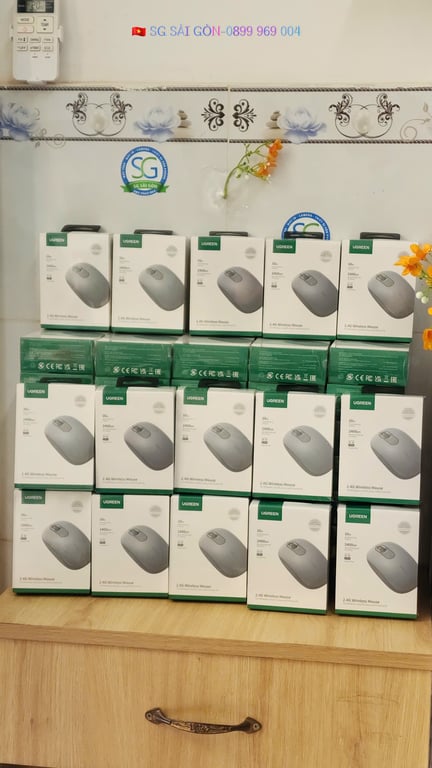 Chuột Không Dây 2.4G Moonlight Gray Ugreen 90669 MU105