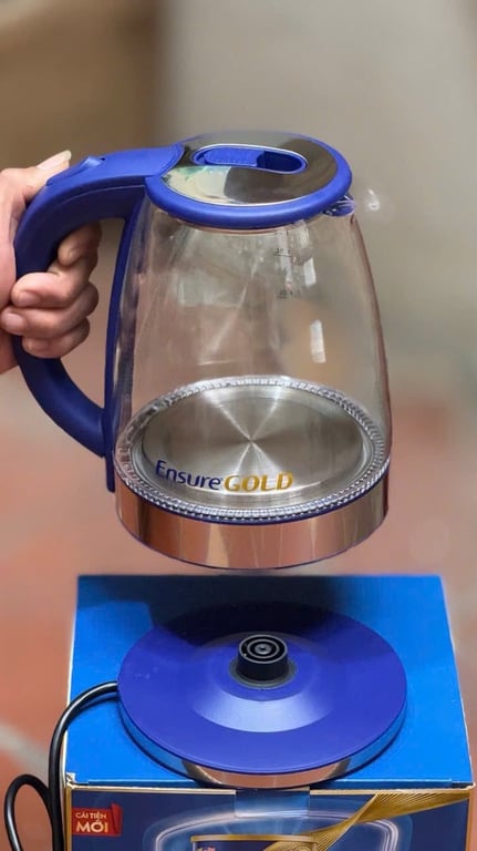 Ấm siêu tốc thủy tinh 1,8L Lock&Lock