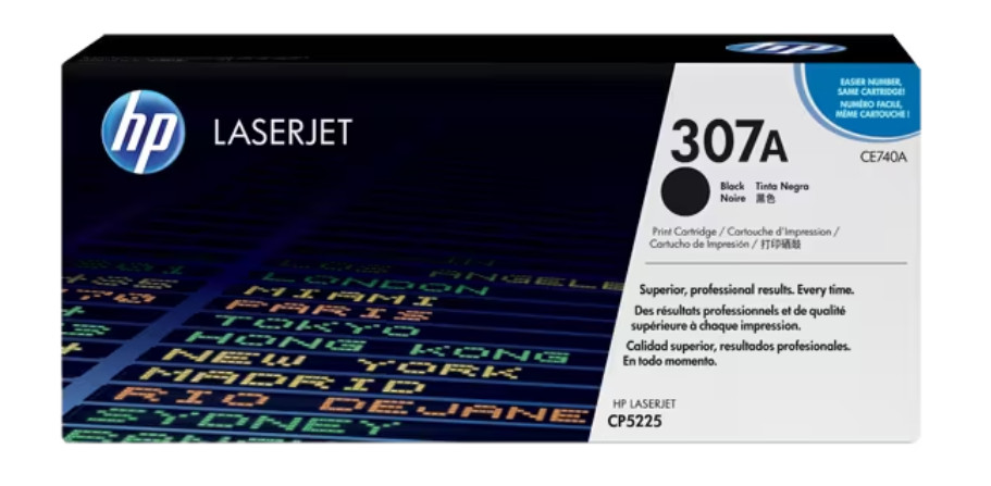 Hộp Mực LaserJet Màu Đen HP 307A (CE740A) - Hàng Chính Hãng