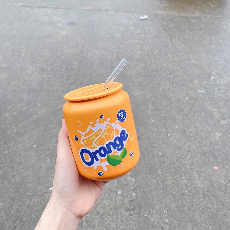 Cốc Sứ Cao Cấp Hình Lon Nước 420ml