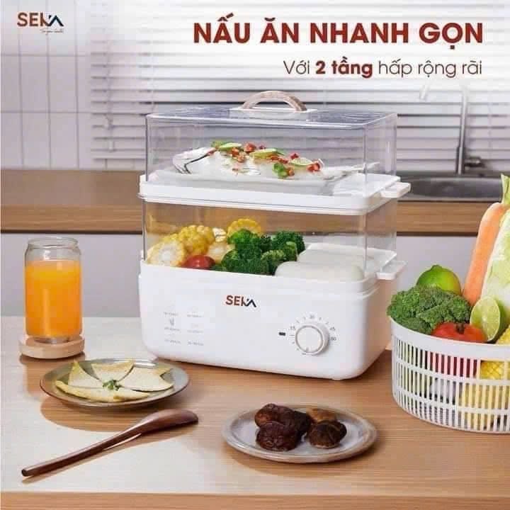 NỒI HẤP 2 TẦNG SEKA 10L