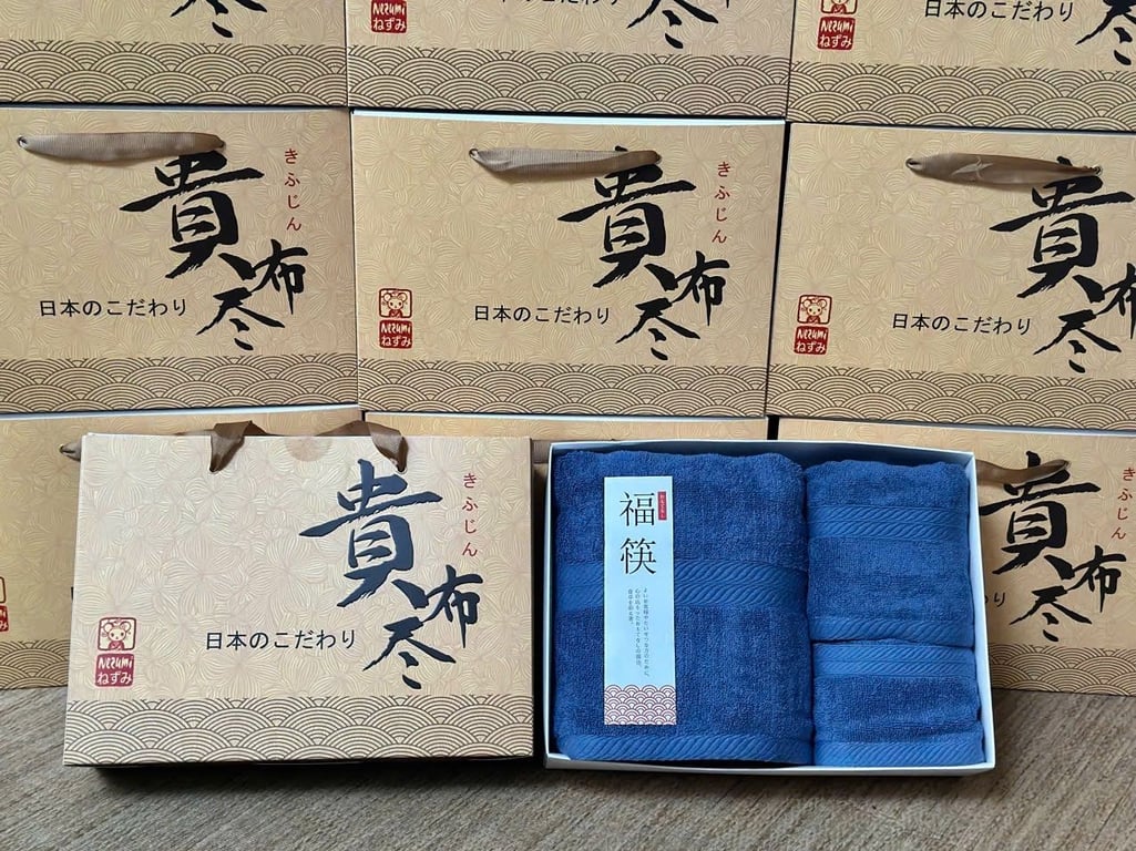 Set Khăn Tắm, Khăn Mặt Cao Cấp từ Nezumi Nhật Bản - Trải Nghiệm Tựa Spa Tại Nhà