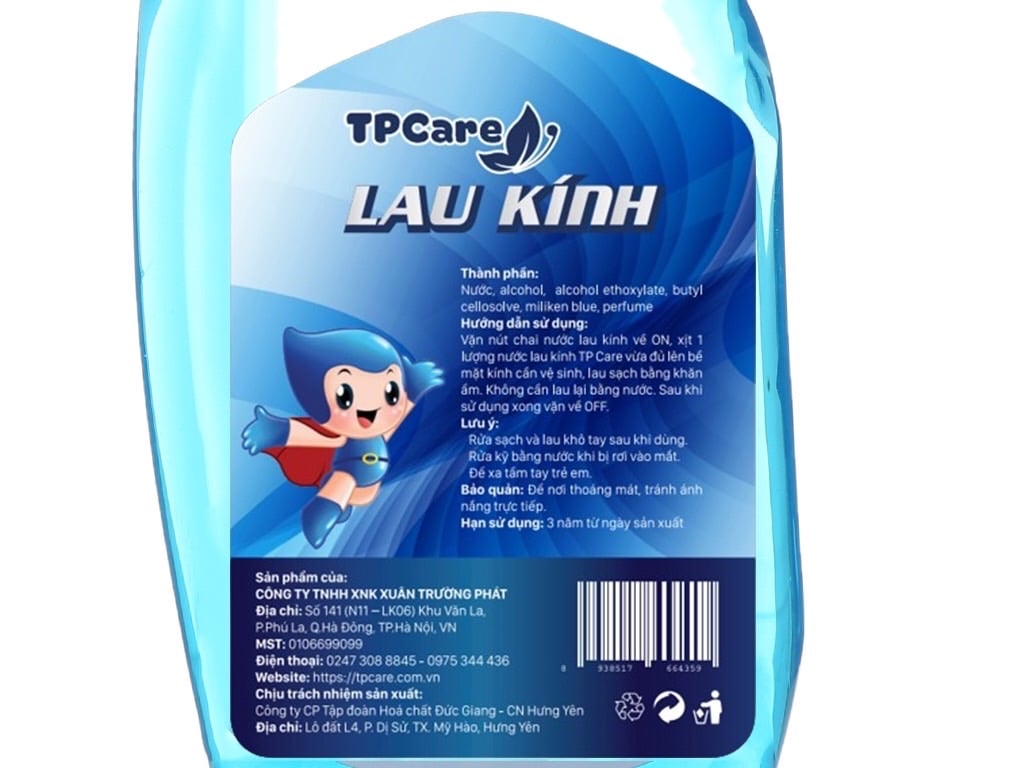 Nước lau kính TPcare 610ml