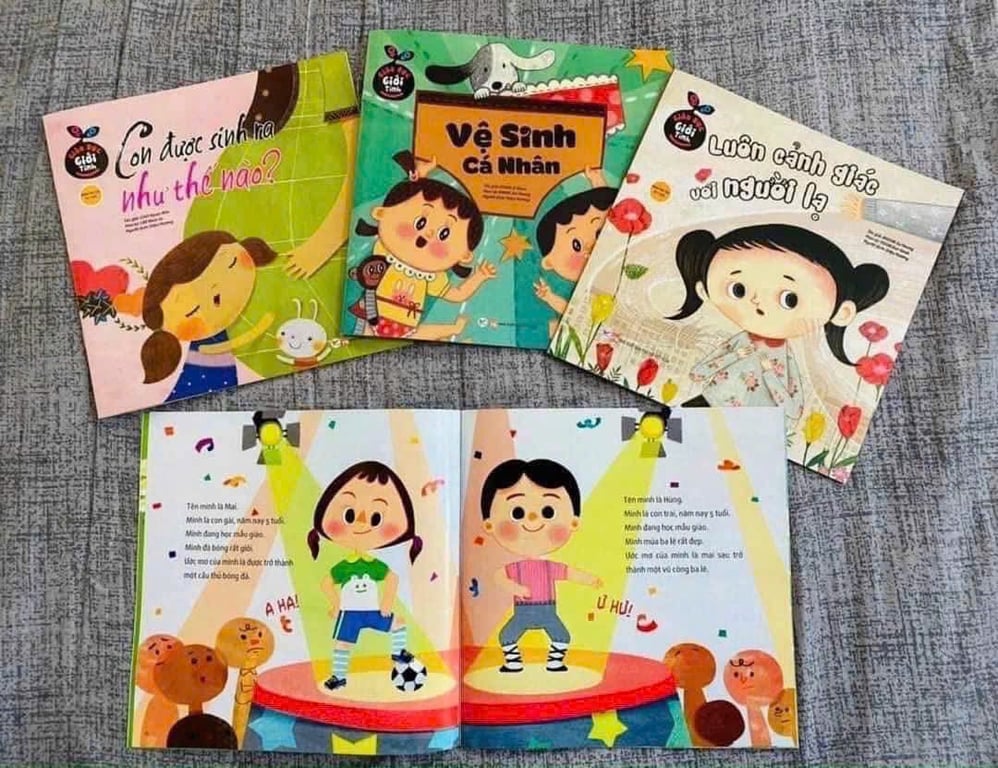 bộ 10q sách Giáo Dục Giới Tính cho trẻ 3–9 tuổi