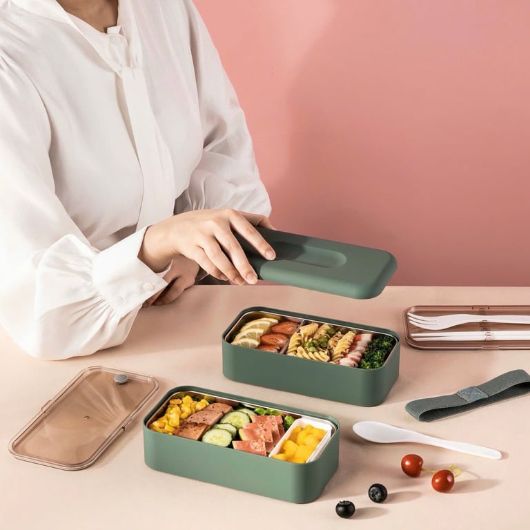 MK31 - Hộp Cơm Nhật Bản 2 Tầng