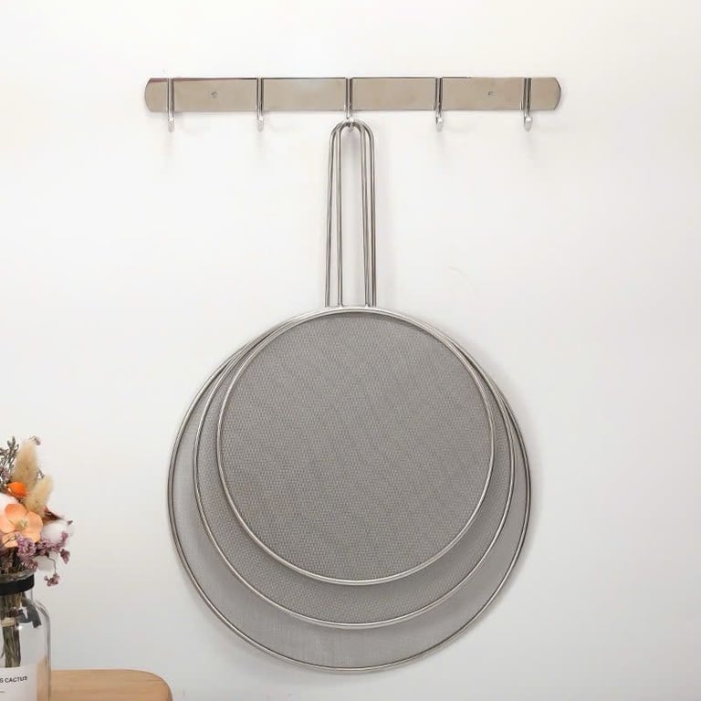 SET 2 MIẾNG CHẮN DẦU MỠ CÓ TAY CẦM SIZE 25cm và 29cm