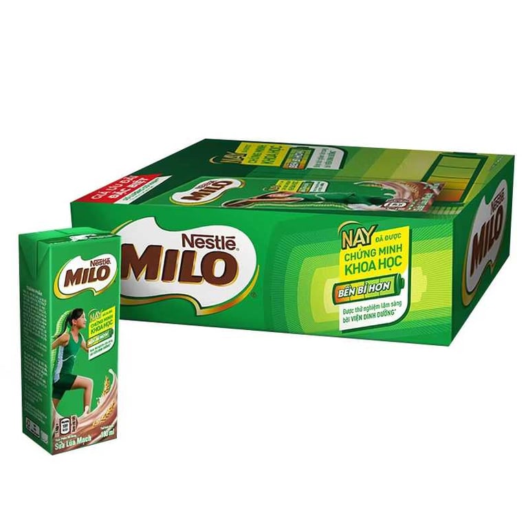 Sữa lúa mạch Milo - Hộp 180ml