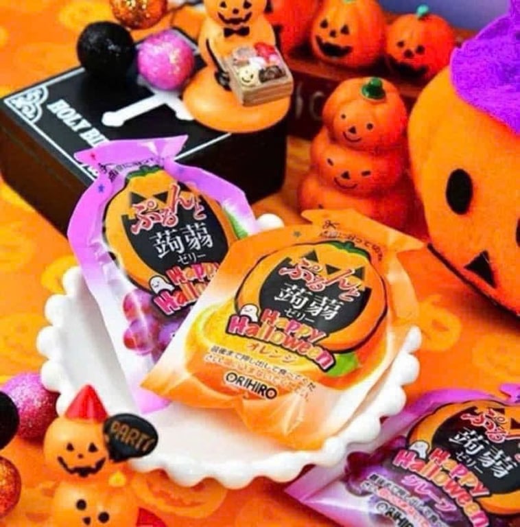 THẠCH ORIHIRO NHẬT BẢN PHIÊN BẢN HALLOWEEN - GÓI TO 240GR  - 12 GÓI NHỎ