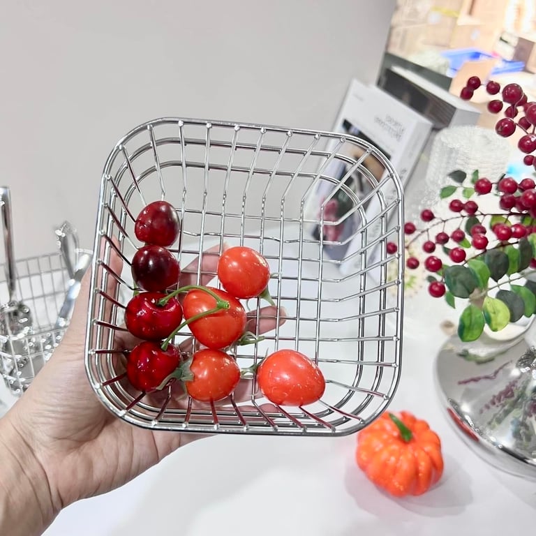 GIỎ ĐỰNG HOA QUẢ TRÁI CÂY 13CM