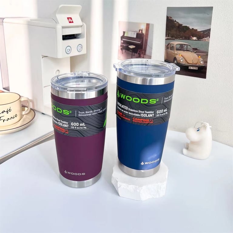 cốc giữ nhiệt wood 600ml