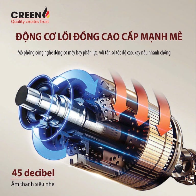 CR600 - MÁY LÀM SỮA HẠT 1.75L 1000W CREEN