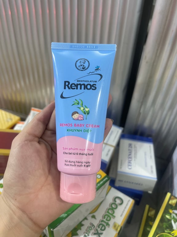 Remos baby hồng tube/70g