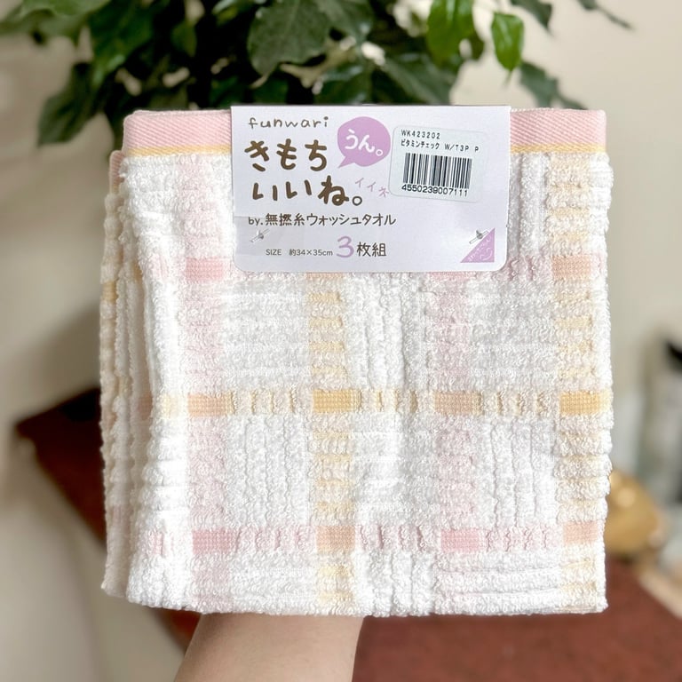 SET 3 KHĂN MẶT COTTON HAYASHI