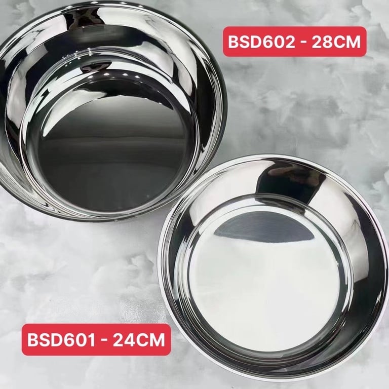 TÔ TRỘN THỨC ĂN KIÊM CHẬU RỬA INOX NHÀ BOSSD ! size 24/28cm
