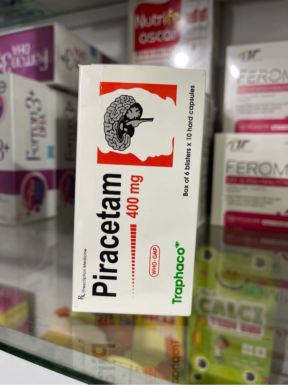 Piracetam 400mgTraphaco h/100v nang