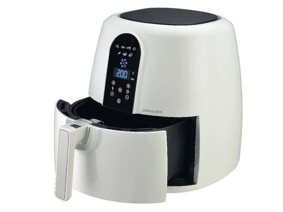 NỒI CHIÊN KHÔNG DẦU LOCK&LOCK GIGITAL 5.2L EJF351WHT