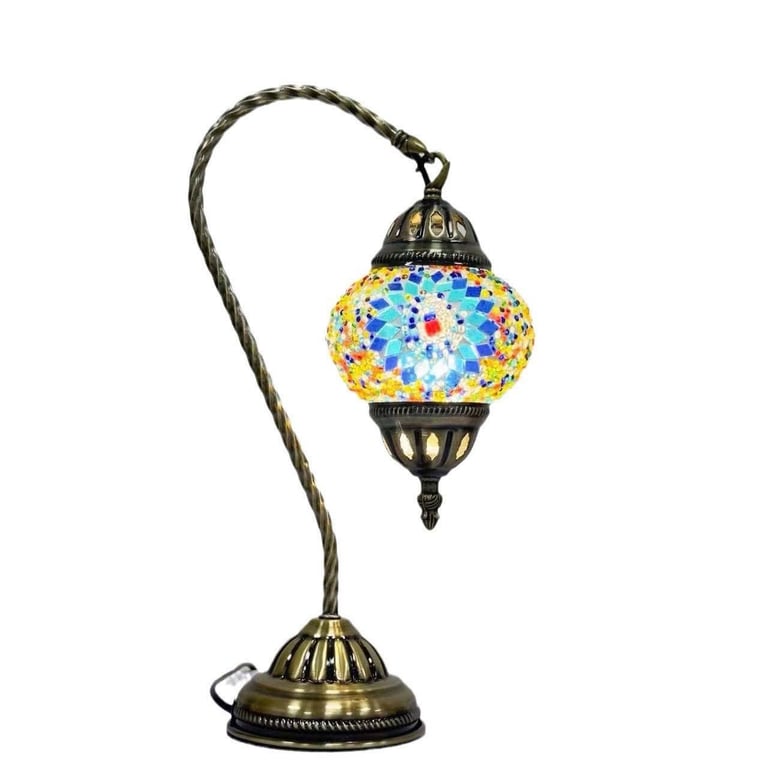 ĐÈN BÀN THIÊN NGA THỦY TINH