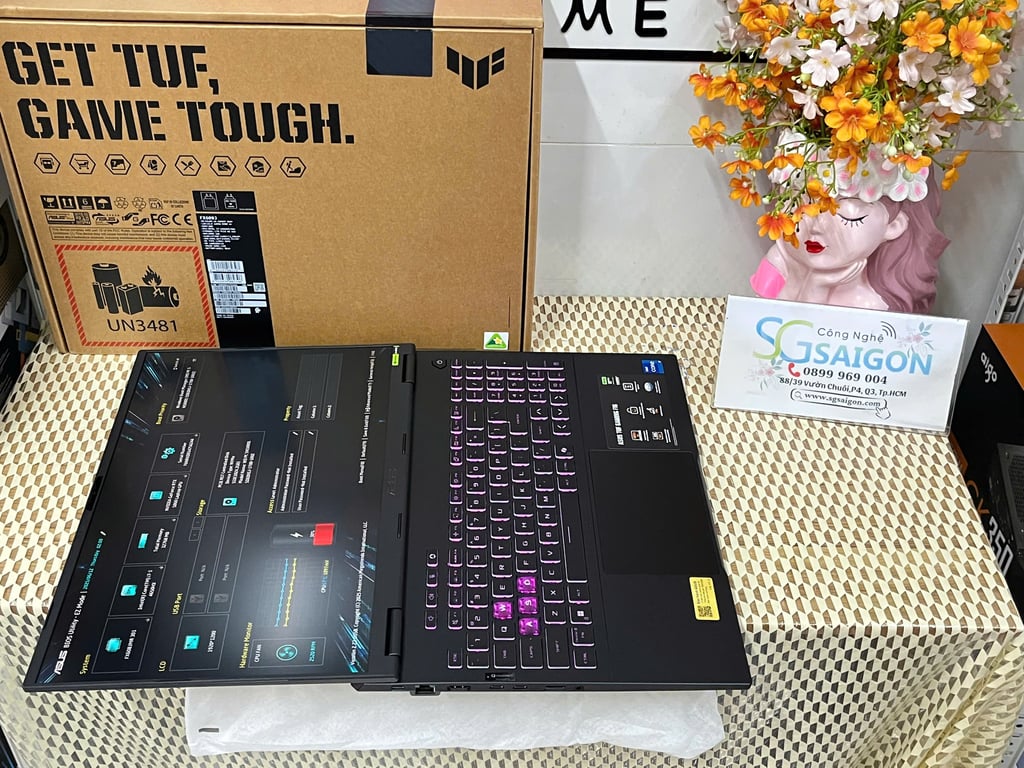 Laptop ASUS TUF Gaming F16 FX608JMR-RV048W (Intel Core i7 14650HX | RTX 5060 | 16 inch FHD + 165Hz | 16GB | 1TB | Win 11 | Xám)