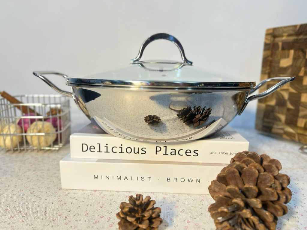 CKM636 - CHẢO XÀO SÂU LÒNG HAI QUAI CHOCKMEN 26CM 🩷