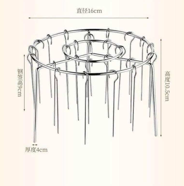 SET DỤNG CỤ XIÊN THỊT NƯỚNG CHO NỒI CHIÊN KO DẦU