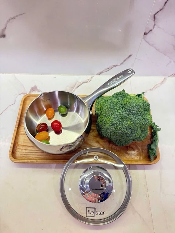 QUÁNH FIVESTAR đúc liền nguyên khối 12CM VÀ 14CM DÁNG QUẢ TÁO