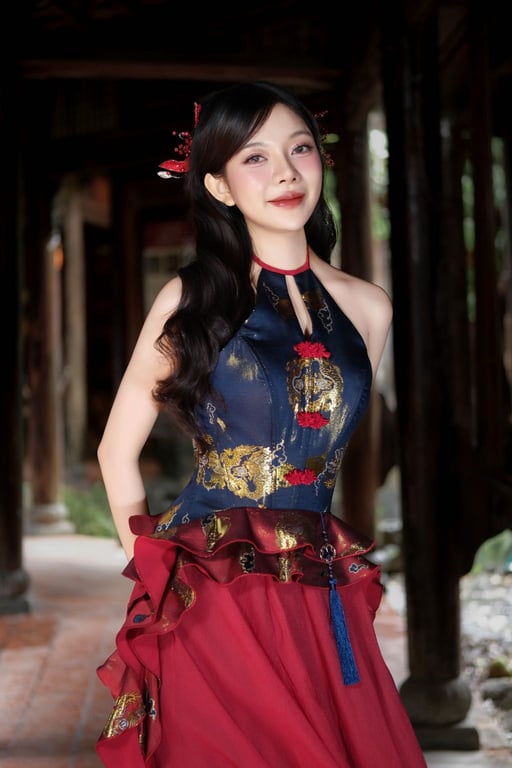 Flexy - Set Yếm Lam Uyên S/M/L/XL