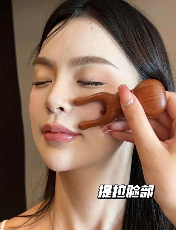 SET 2C MASSGAGE ĐẦU GỖ ĐÀN HƯƠNG