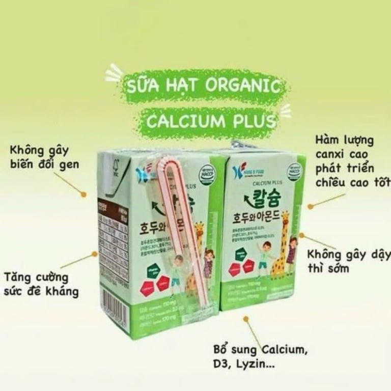 SỮA HẠT ORGANIC CALCIUM PLUS KANG'S FOOD