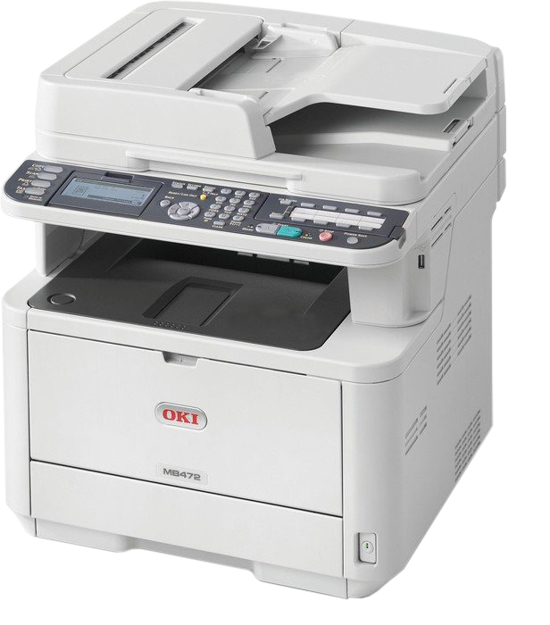 Máy In Đa Năng Trắng Đen A4 OKI MB472DNW