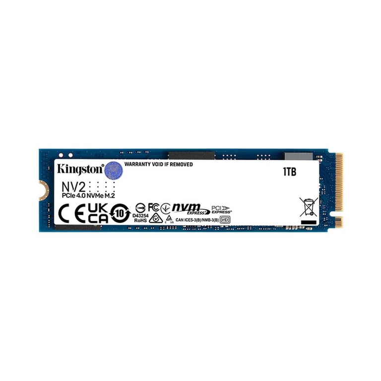SSD Kingston NV2 1TB M.2 PCIe Gen4 x4 NVMe - (SNV2S/1T)