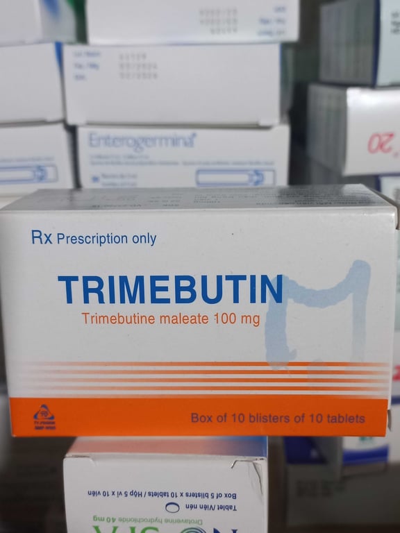 Trimebutin 100mg trà vinh h/100v