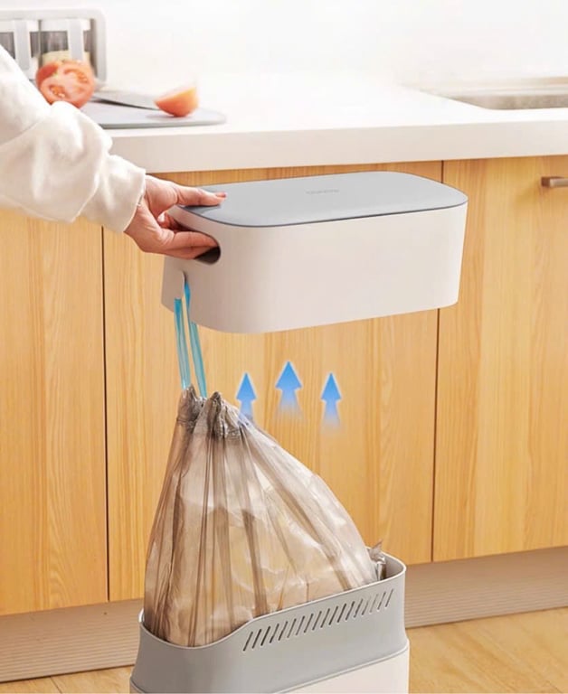 THÙNG RÁC THÔNG MINH NẮP KÍN TỰ ĐỘNG ECOCO 12L E2244