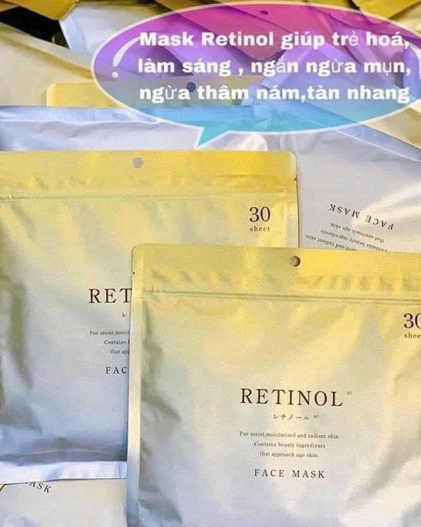 Set 30 miếng MẶT NẠ RETINOL❤️