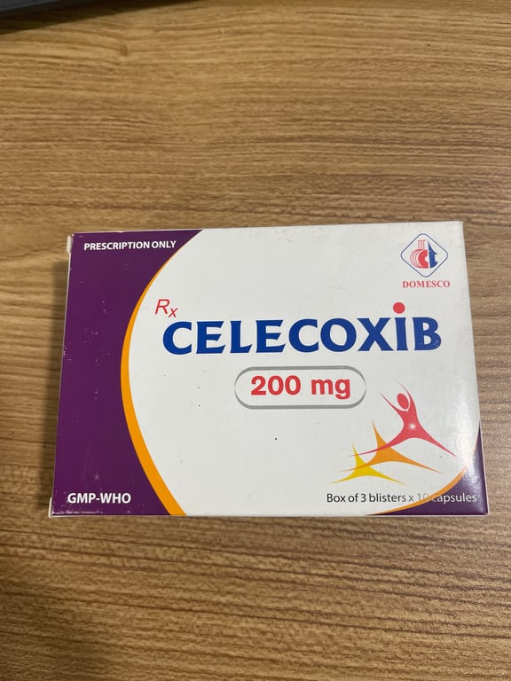 Celecoxib 200mg dmchộp 3× 10 viên