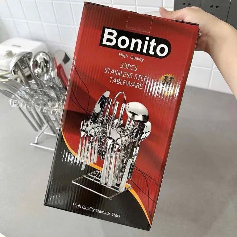 BONITO – Bộ dụng cụ nhà bếp inox 33 món