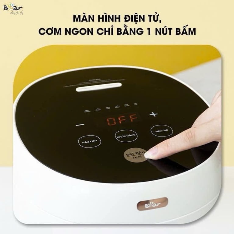 NỒI CƠM ĐIỆN BEAR NC30B BẢN TIẾNG VIỆT 3 lít