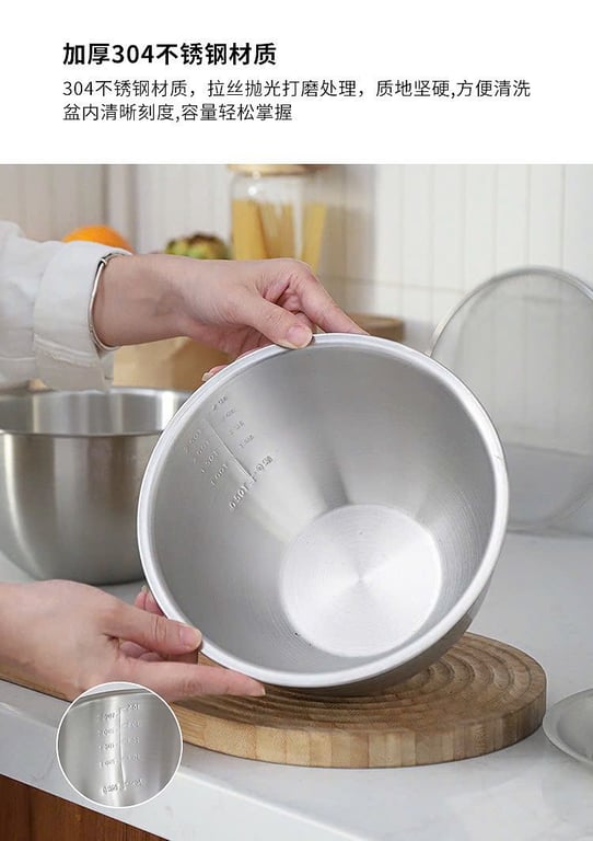 BỘ THAU ĐĨA INOX 3 MÓN