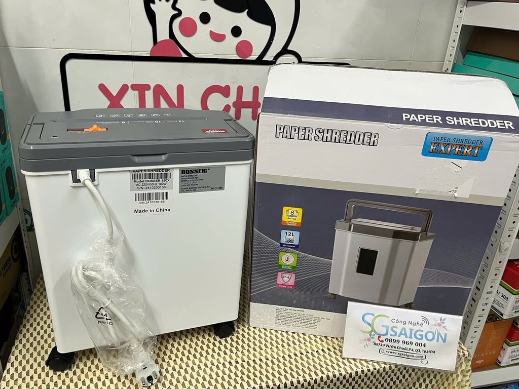 Máy Hủy Giấy Bosser 150X (New Version)