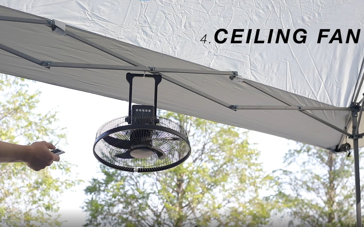 ⛺️ Quạt Tích Điện Lebenlang LBL1702