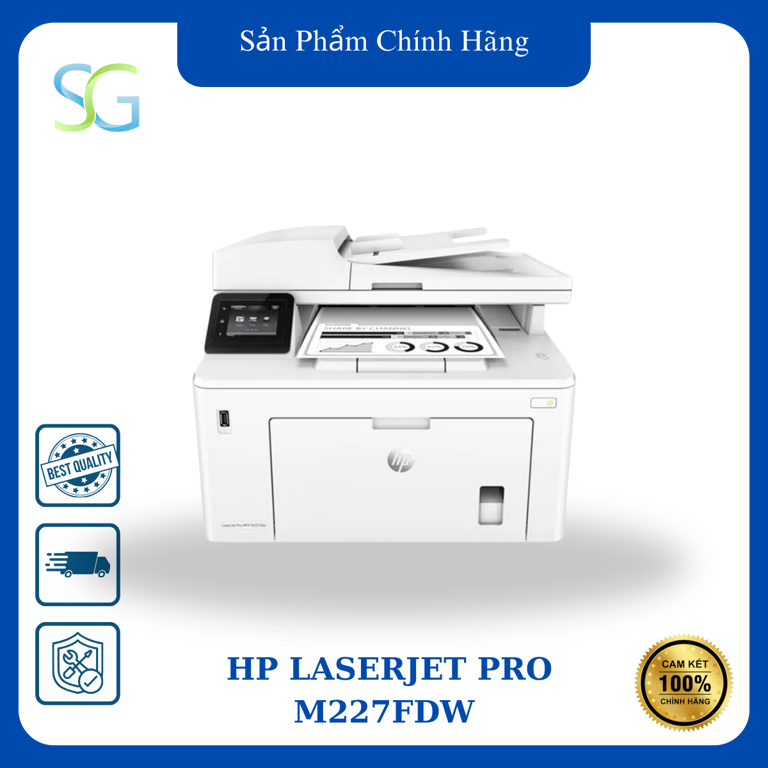Máy In Đa Năng Trắng Đen Hp Laserjet Pro M227fdw (G3Q75A) - Hàng Chính Hãng