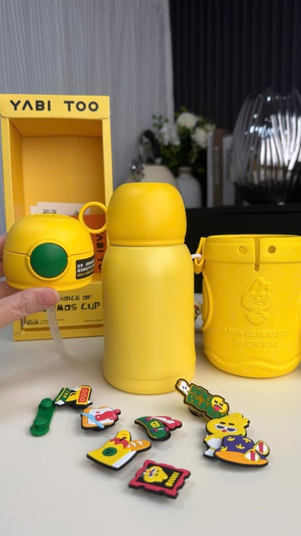 BÌNH NƯỚC GIỮ NHIỆT HỌC SINH YABI TOO 480ml inox316