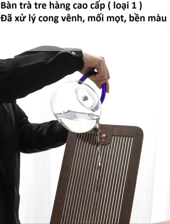 KHAY TRÀ GỖ TRE GIÀ