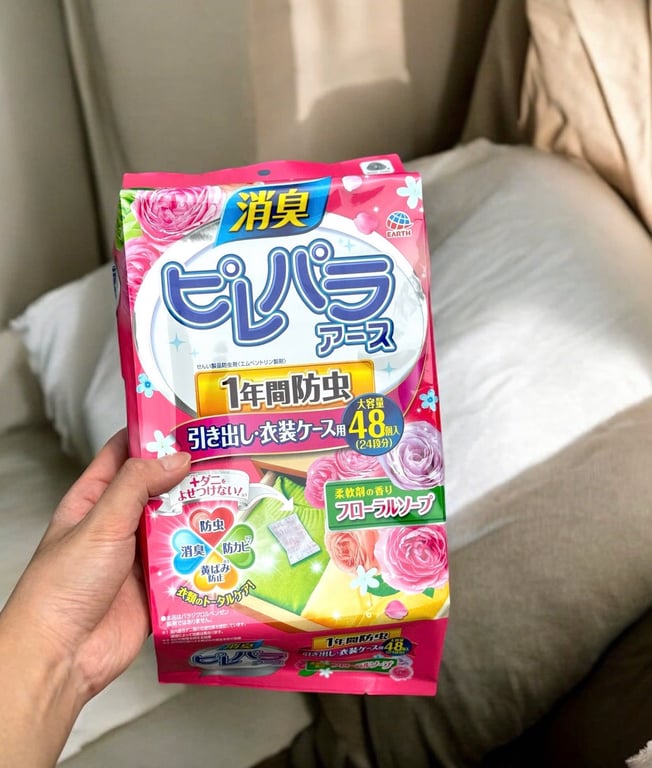 48 Túi thơm, ngăn ngừa nấm mốc côn trùng cho quần áo Earth Chem