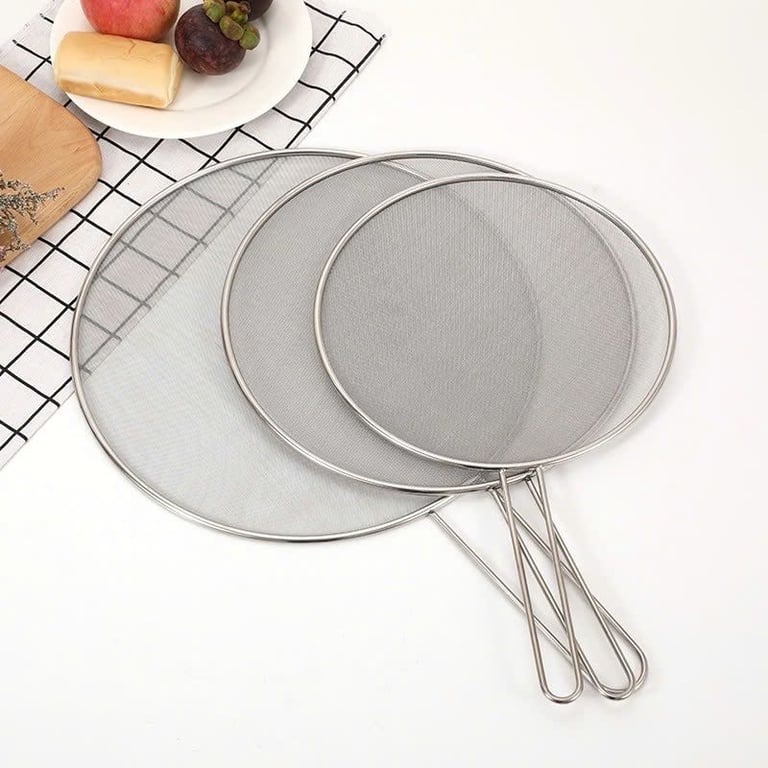 SET 2 MIẾNG CHẮN DẦU MỠ CÓ TAY CẦM SIZE 25cm và 29cm