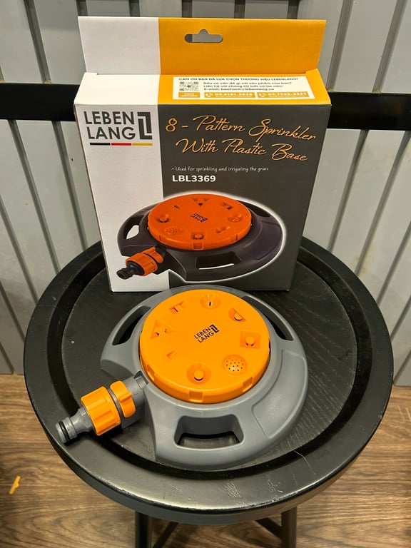 Đầu vòi tưới cây Lebenlang LBL3369 8 kiểu phun