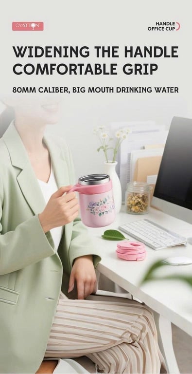 Bình ủ cháo, cốc giữ nhiệt Lady L’Amour 500ml Oyatton - O55