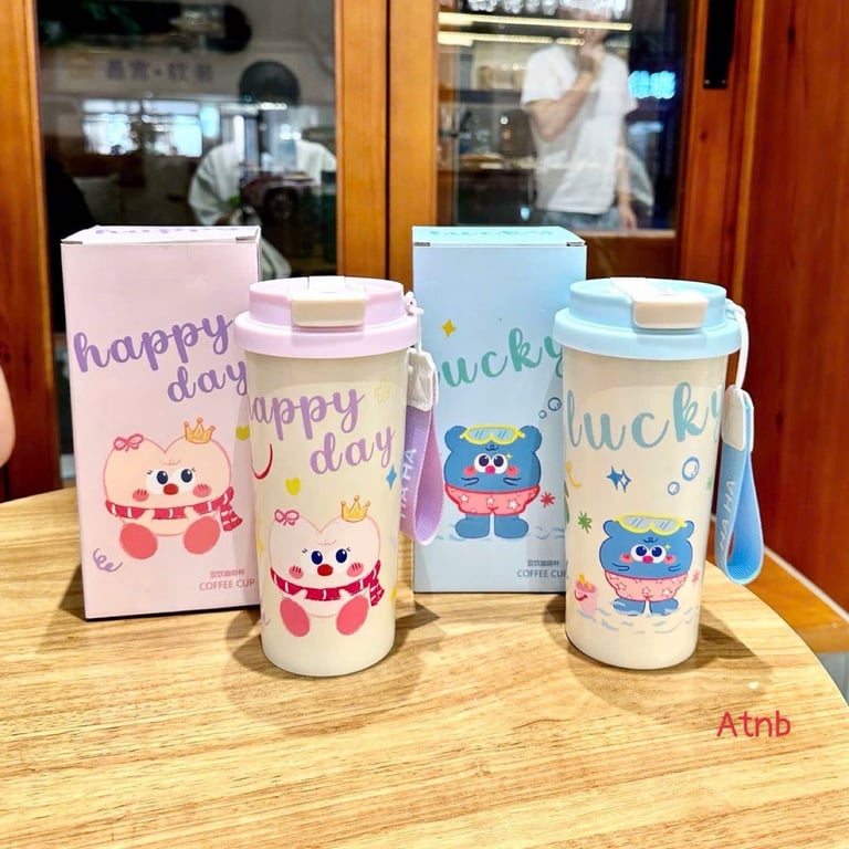 CỐC GIỮ NHIỆT HOẠ TIẾT CUTE 500ml